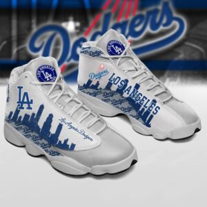 Los Angeles Dodgers Mlb Ver 1 Air Jordan 13 Sneaker