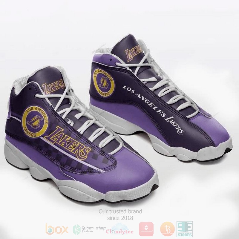 Los Angeles Lakers Nba Air Jordan 13 Shoes Los Angeles Lakers Nba Air Jordan 13 Shoes