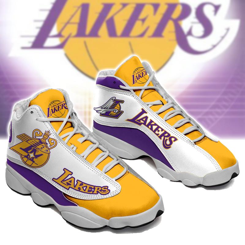 Los Angeles Lakers Nba Ver 2 Air Jordan 13 Sneaker Los Angeles Lakers Nba Ver 2 Air Jordan 13 Sneaker