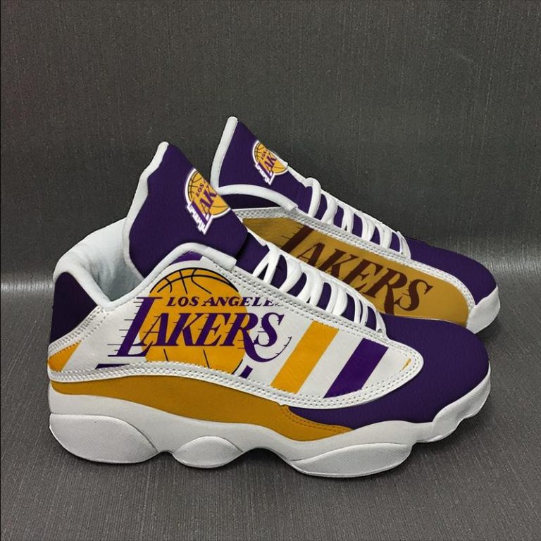 Los-Angeles-Lakers-Nba-Ver-4-Air-Jordan-13-Sneaker-3