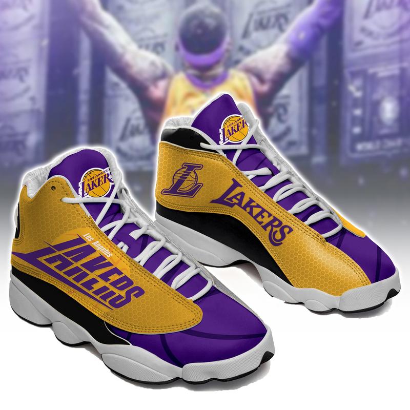 Los Angeles Lakers Nba Ver 7 Air Jordan 13 Sneaker Los Angeles Lakers Nba Ver 7 Air Jordan 13 Sneaker