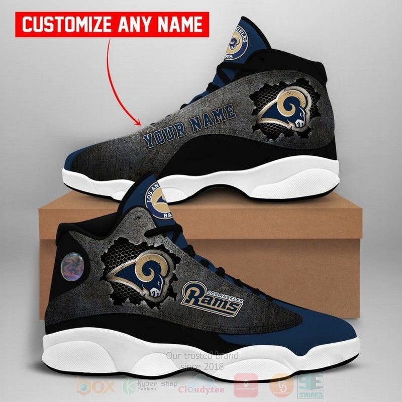 Los Angeles Rams Nfl Football Team Custom Name Air Jordan 13 Shoes Los Angeles Rams Nfl Football Team Custom Name Air Jordan 13 Shoes