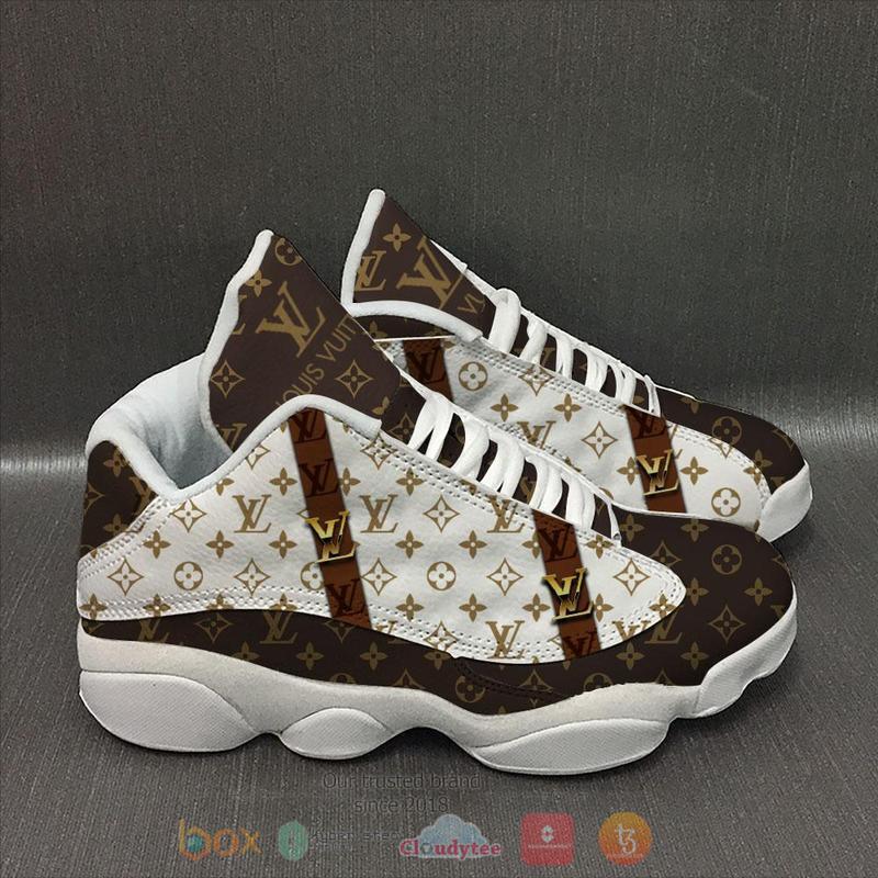 Louis Vuitton Black White Air Jordan 13 Shoes Louis Vuitton Black White Air Jordan 13 Shoes