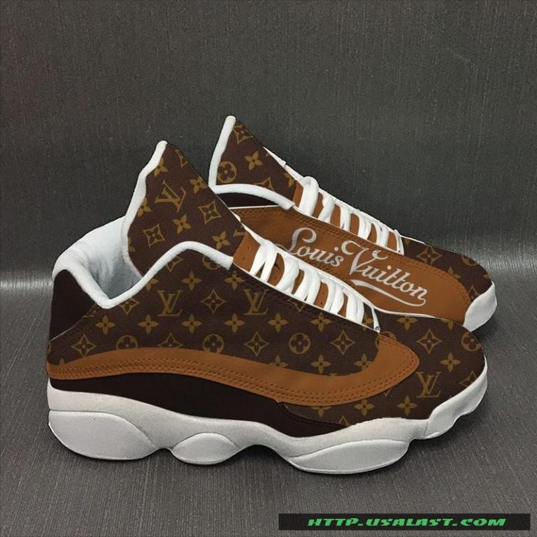 Louis-Vuitton-Brown-Air-Jordan-13-Shoes-Sneaker-2