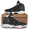 Louis Vuitton Lv Black Air Jordan 13 Sneaker Shoes