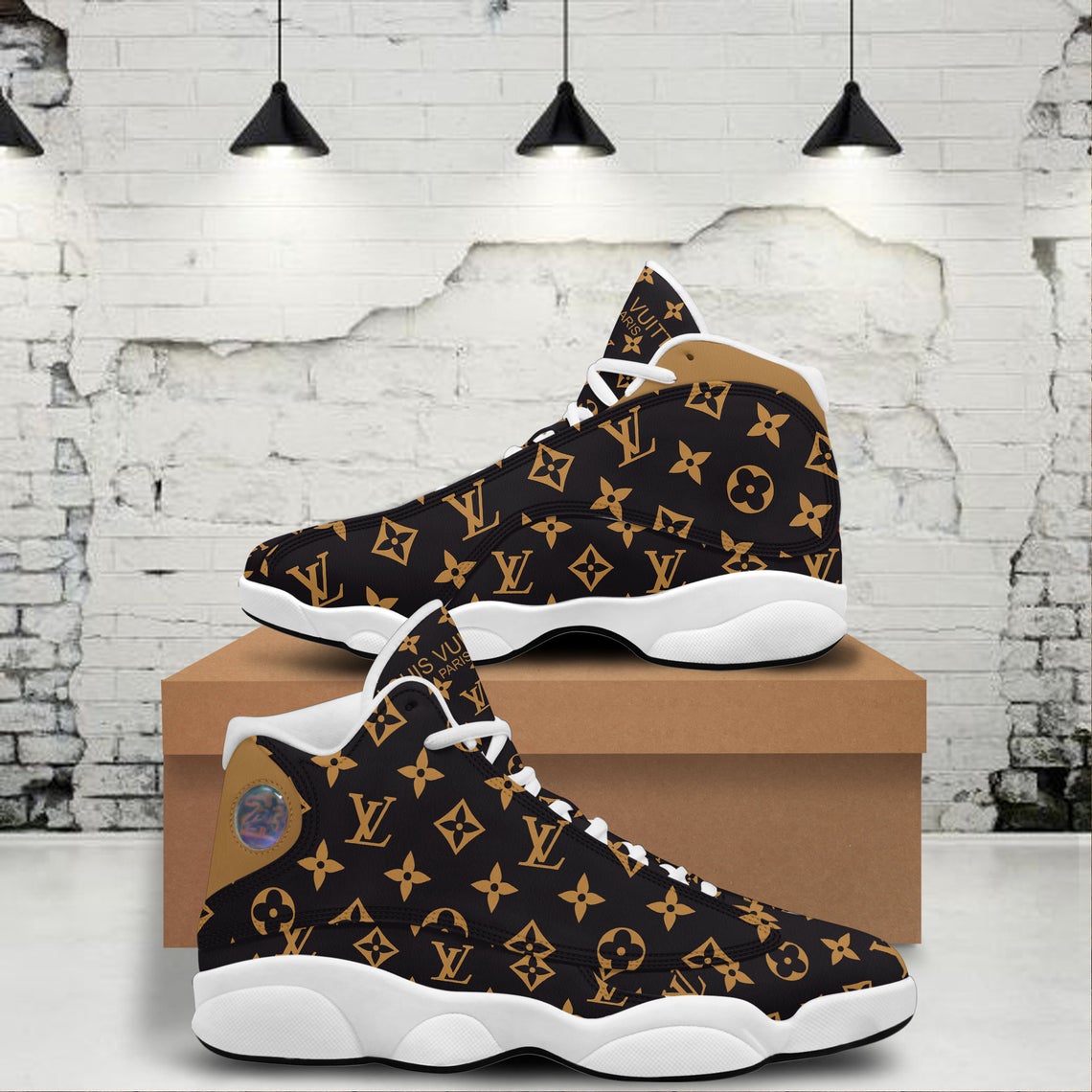 Louis Vuitton Paris Air Jordan 13 Sneaker Shoes Louis Vuitton Paris Air Jordan 13 Sneaker Shoes
