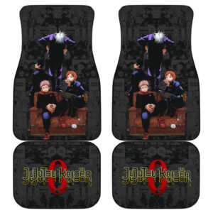 Main Characters Gojo Team Jujutsu Kaisen Car Floor Mats Anime Car Accessories