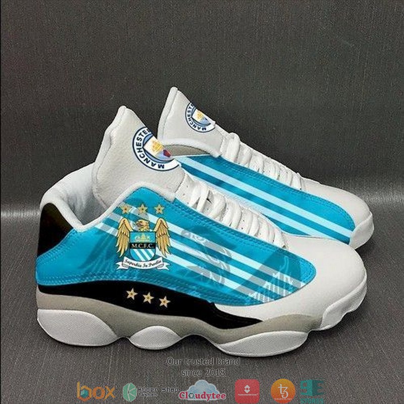 Manchester City Football Team Air Jordan 13 Sneaker Shoes Manchester City Football Team Air Jordan 13 Sneaker Shoes