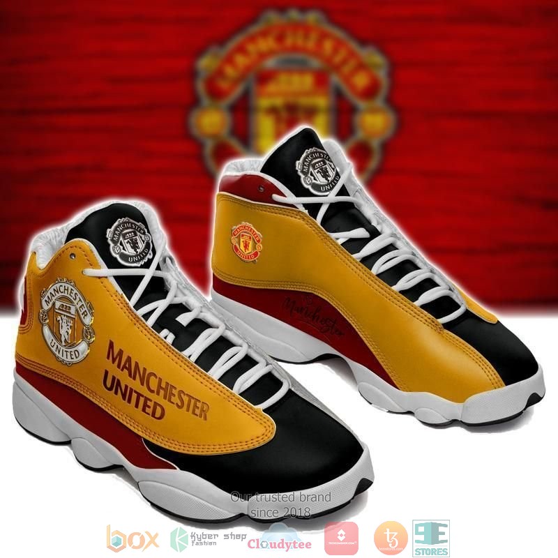 Manchester United Football Fc Teams Big Logo Gift Air Jordan 13 Sneaker Shoes Manchester United Football Fc Teams Big Logo Gift Air Jordan 13 Sneaker Shoes