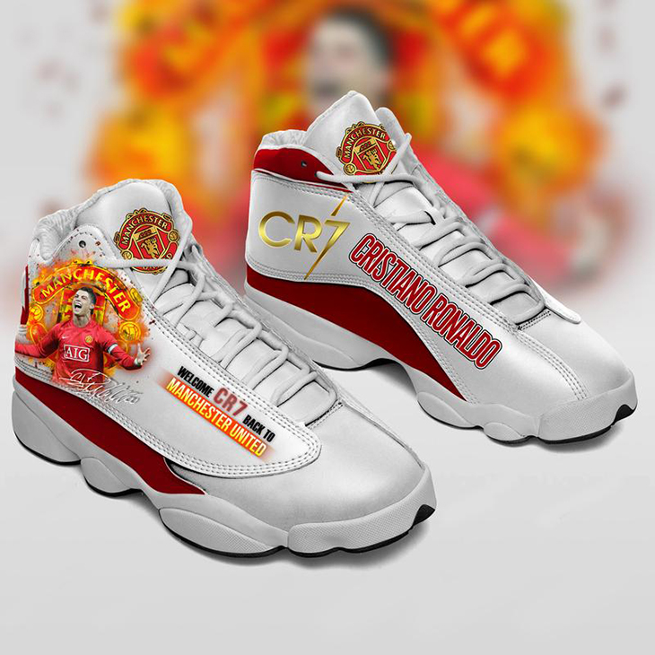 Manchester United Welcome Cr7 Cristiano Ronaldo Air Jordan 13 Sneaker Manchester United Welcome Cr7 Cristiano Ronaldo Air Jordan 13 Sneaker