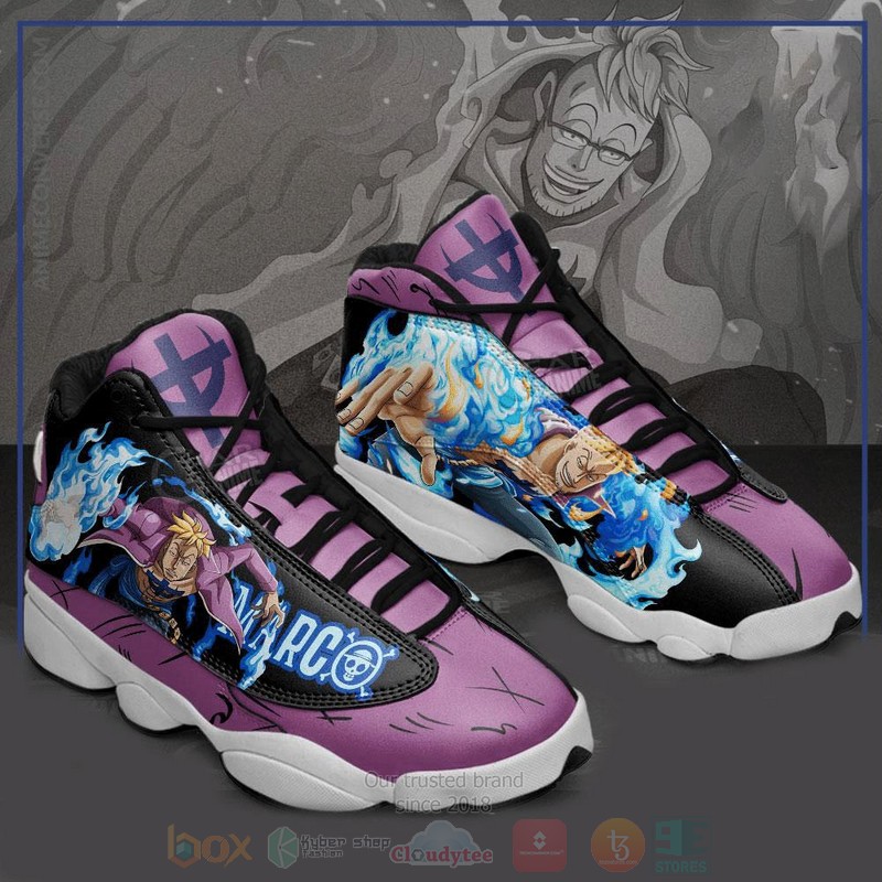Marco The Phoenix One Piece Anime Air Jordan 13 Shoes Marco The Phoenix One Piece Anime Air Jordan 13 Shoes