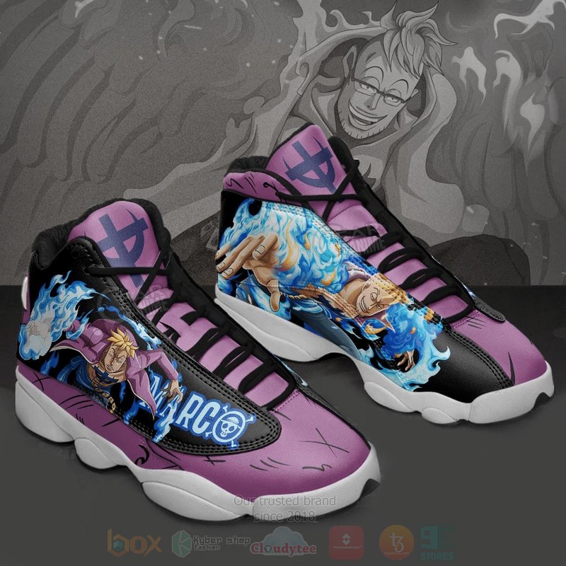 Marco The Phoenix One Piece Custom Anime Air Jordan 13 Shoes Marco The Phoenix One Piece Custom Anime Air Jordan 13 Shoes