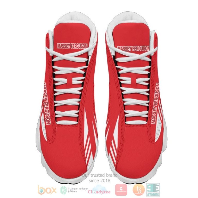 Massey-Ferguson-Red-Air-Jordan-13-Shoes-4