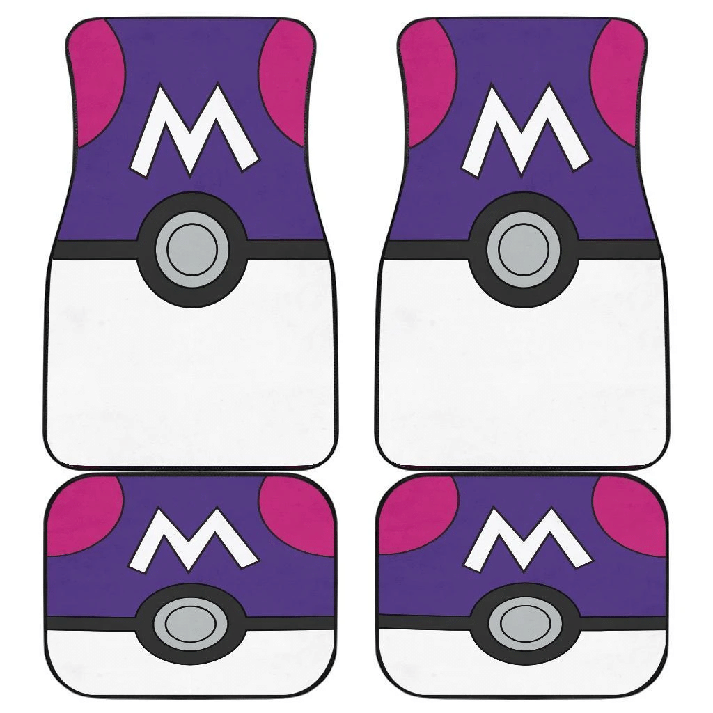 Master Ball Pokemon Car Floor Mats 191026 Master Ball Pokemon Car Floor Mats 191026