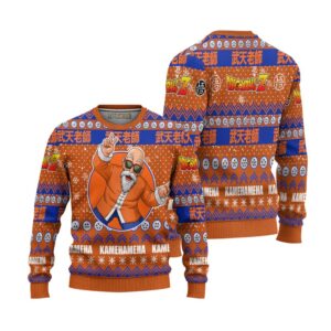 Master Roshi Anime Ugly Christmas Sweater Dragon Ball Z Xmas Gift