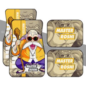 Master Roshi Car Floor Mats Custom Dragon Ball Anime Car Accessories