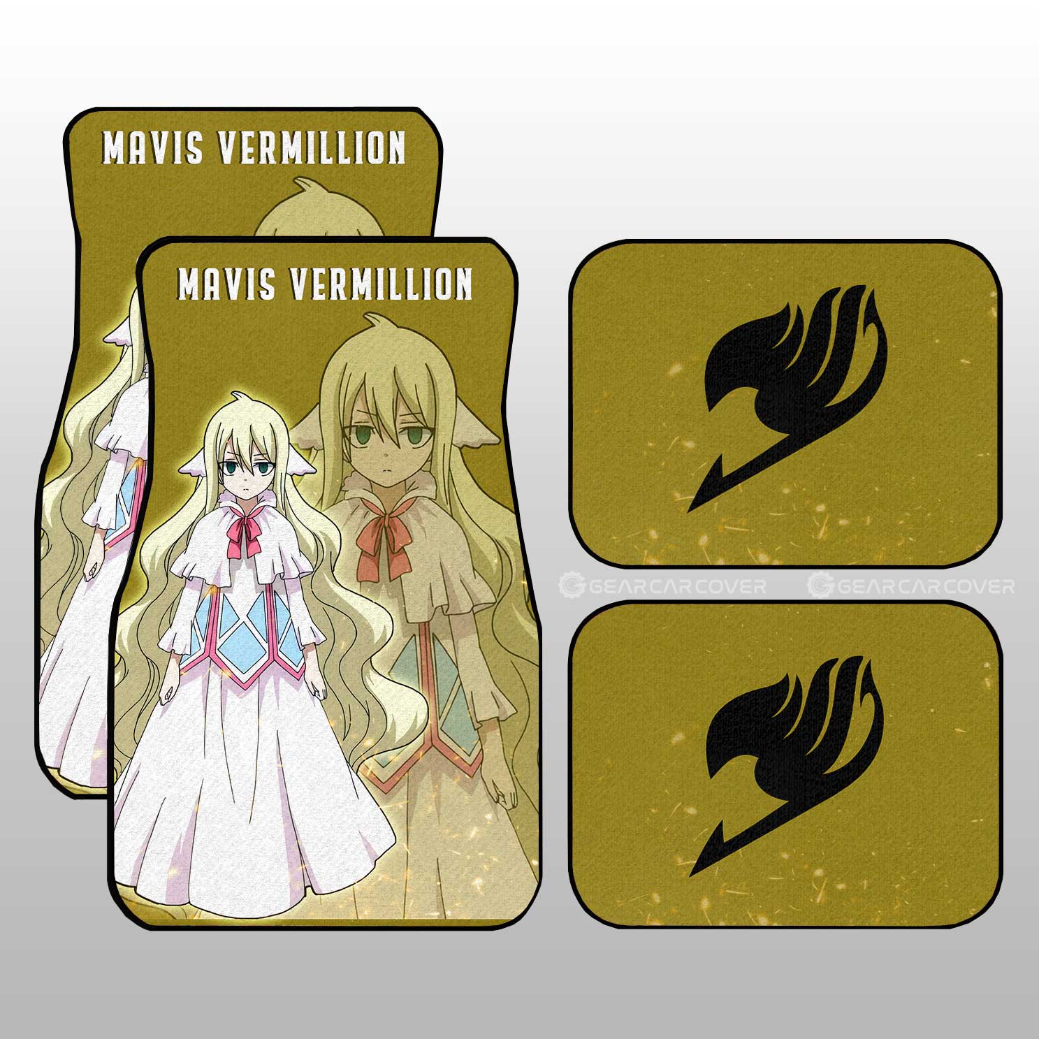 Mavis Vermillion Car Floor Mats Custom Fairy Tail Anime Gifts For Fan Mavis Vermillion Car Floor Mats Custom Fairy Tail Anime Gifts For Fan