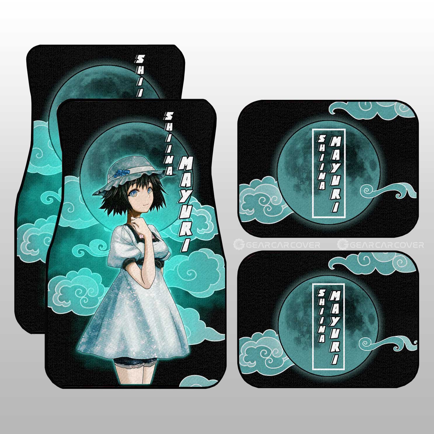 Mayuri Shiina Car Floor Mats Custom Steins;Gate Anime Car Accessories Mayuri Shiina Car Floor Mats Custom Steins;Gate Anime Car Accessories