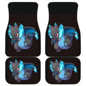 Mega Charizard X Chibi Pokemon Car Floor Mats 191026