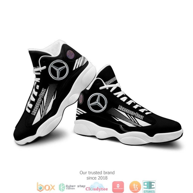 Mercedes-Benz-Black-Air-Jordan-13-Sneaker-Shoes-3