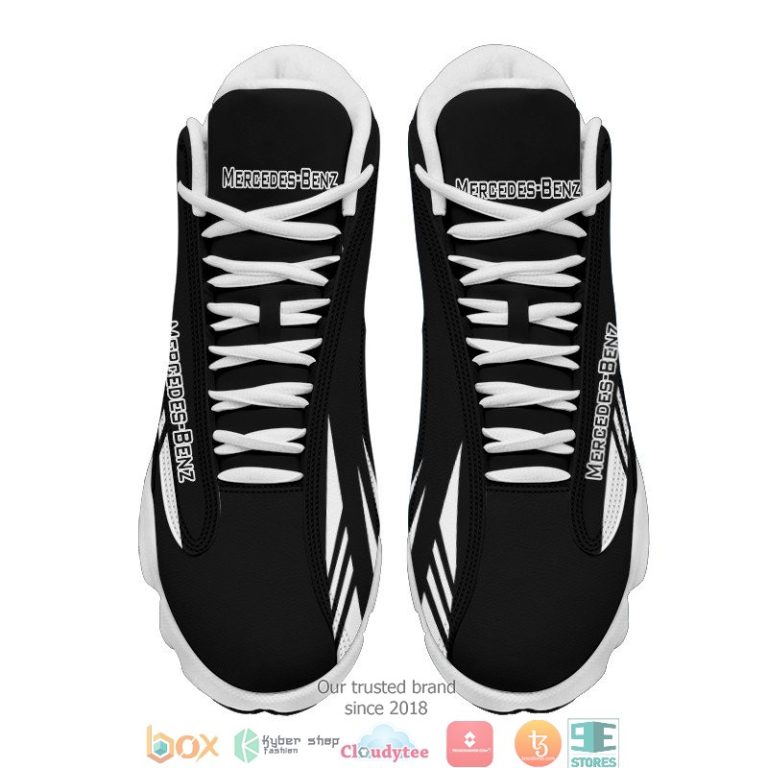 Mercedes-Benz-Black-Air-Jordan-13-Sneaker-Shoes-4