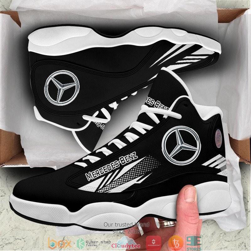 Mercedes Benz Black Air Jordan 13 Sneaker Shoes Mercedes Benz Black Air Jordan 13 Sneaker Shoes
