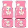 Mew Cute Front And Back Car Mats