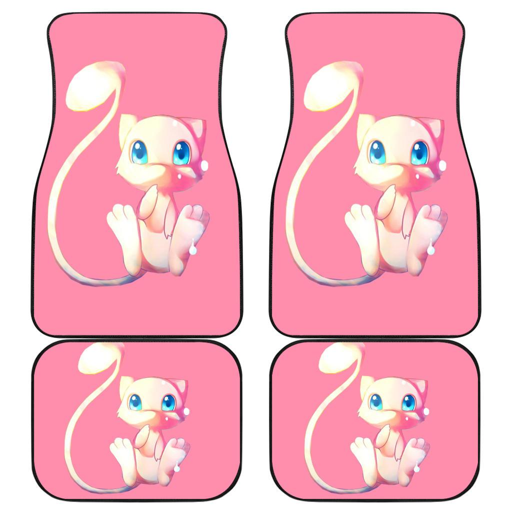 Mew Cute Front And Back Car Mats Mew Cute Front And Back Car Mats