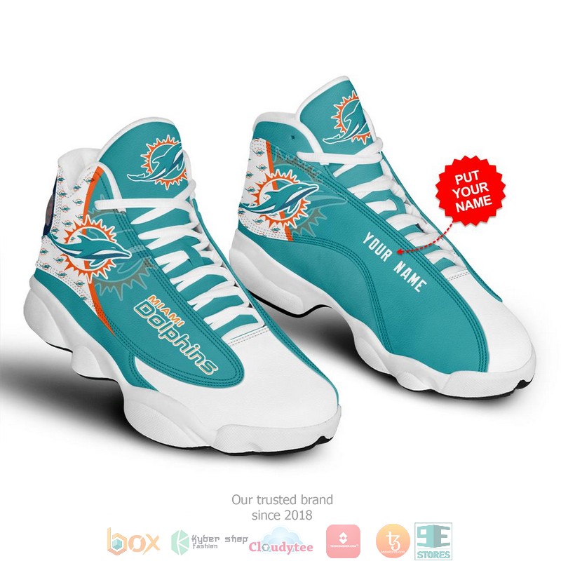 Miami Dolphins Nfl 1 Football Air Jordan 13 Sneaker Shoes Miami Dolphins Nfl 1 Football Air Jordan 13 Sneaker Shoes