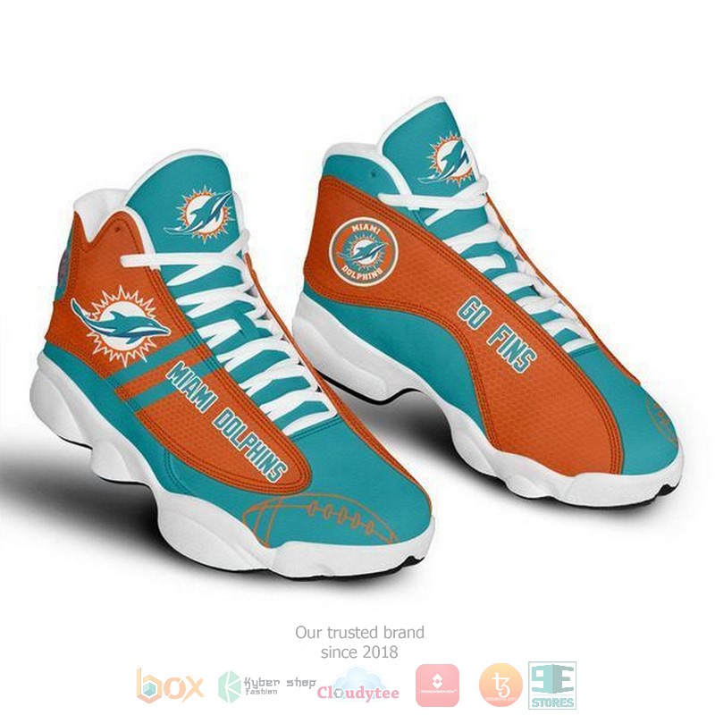 Miami Dolphins Nfl Go Fins Air Jordan 13 Shoes Miami Dolphins Nfl Go Fins Air Jordan 13 Shoes