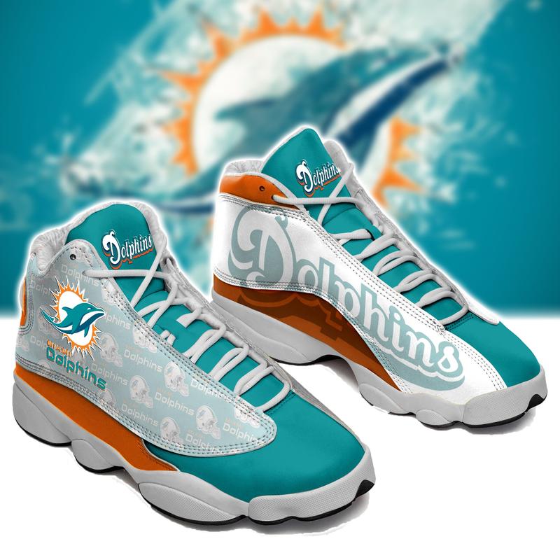 Miami Dolphins Nfl Ver 2 Air Jordan 13 Sneaker Miami Dolphins Nfl Ver 2 Air Jordan 13 Sneaker