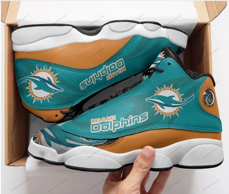 Miami Dolphins Nfl Ver 4 Air Jordan 13 Sneaker Miami Dolphins Nfl Ver 4 Air Jordan 13 Sneaker
