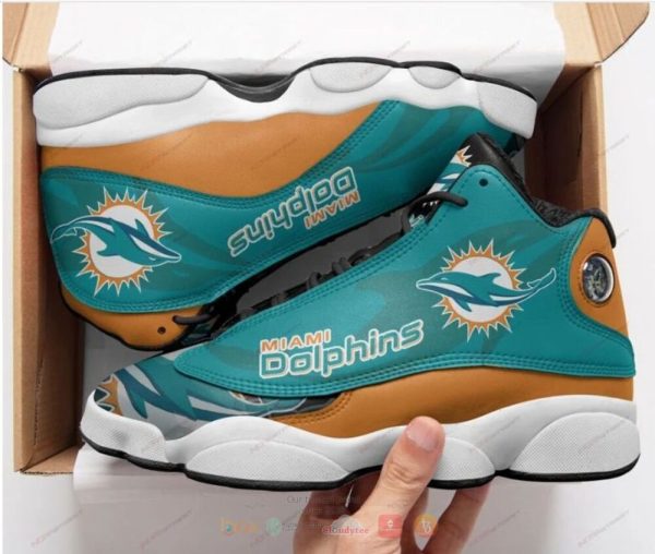 Miami Dolphins Viridian Green Orange Air Jordan 13 Shoes Miami Dolphins Viridian Green Orange Air Jordan 13 Shoes