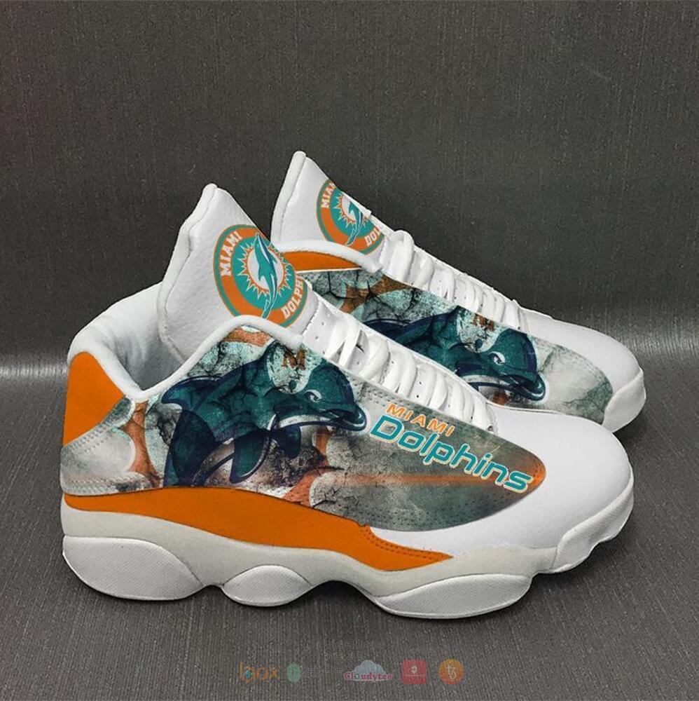 Miami Dolphins White Air Jordan 13 Shoes Miami Dolphins White Air Jordan 13 Shoes