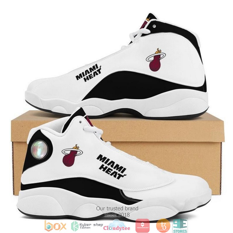 Miami Heat Nba Football Team Air Jordan 13 Sneaker Shoes Miami Heat Nba Football Team Air Jordan 13 Sneaker Shoes