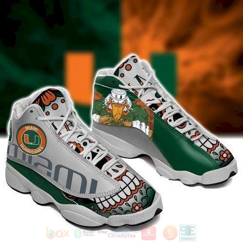 Miami Hurricanes Football Ncaa Air Jordan 13 Shoes Miami Hurricanes Football Ncaa Air Jordan 13 Shoes