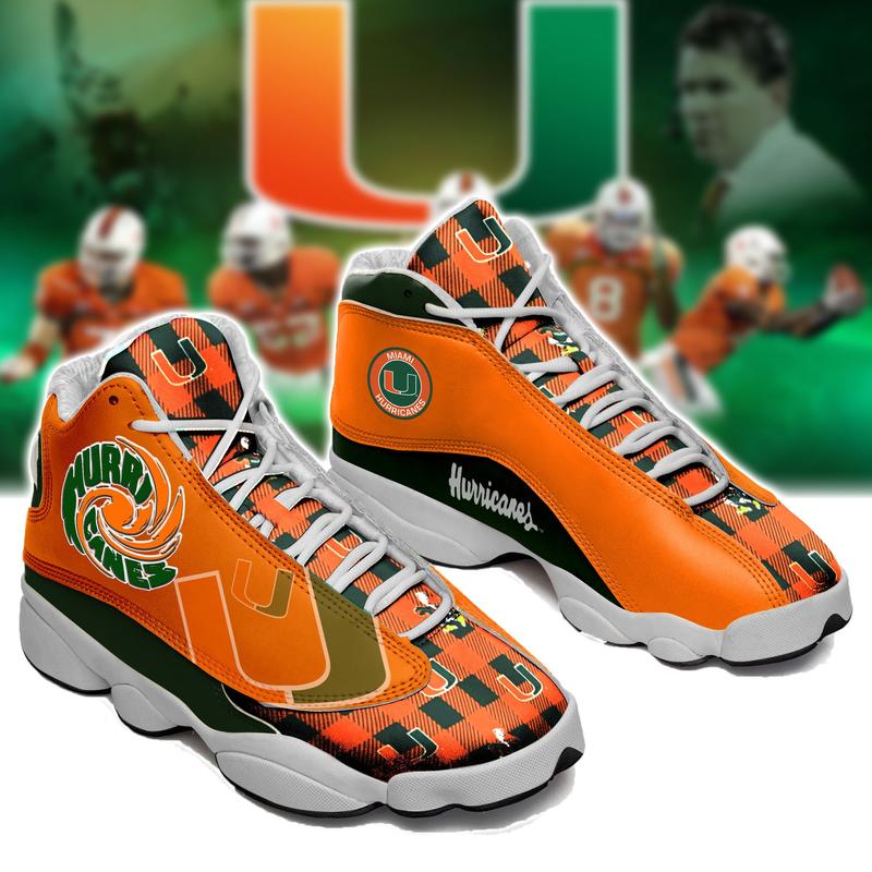Miami Hurricanes Ncaa Ver 1 Air Jordan 13 Sneaker Miami Hurricanes Ncaa Ver 1 Air Jordan 13 Sneaker