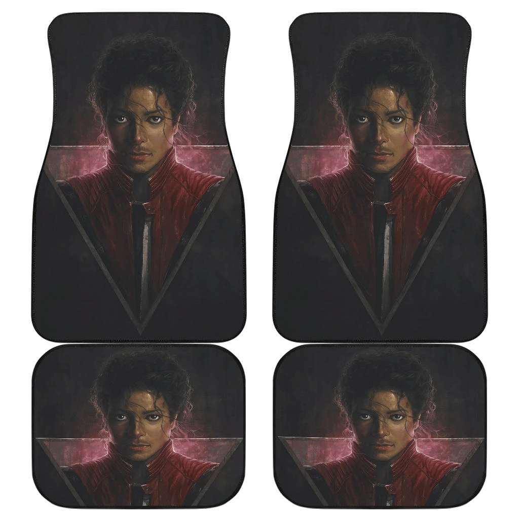 Michael Jackon Art King Of Pop Car Floor Mats H050320 Michael Jackon Art King Of Pop Car Floor Mats H050320