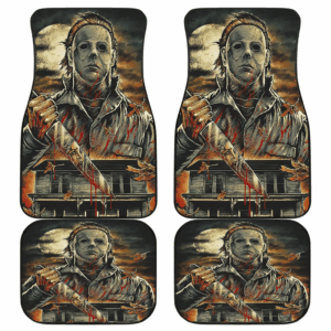 Michael Myers Halloween Car Floor Mats Movie Fan Gift H063020