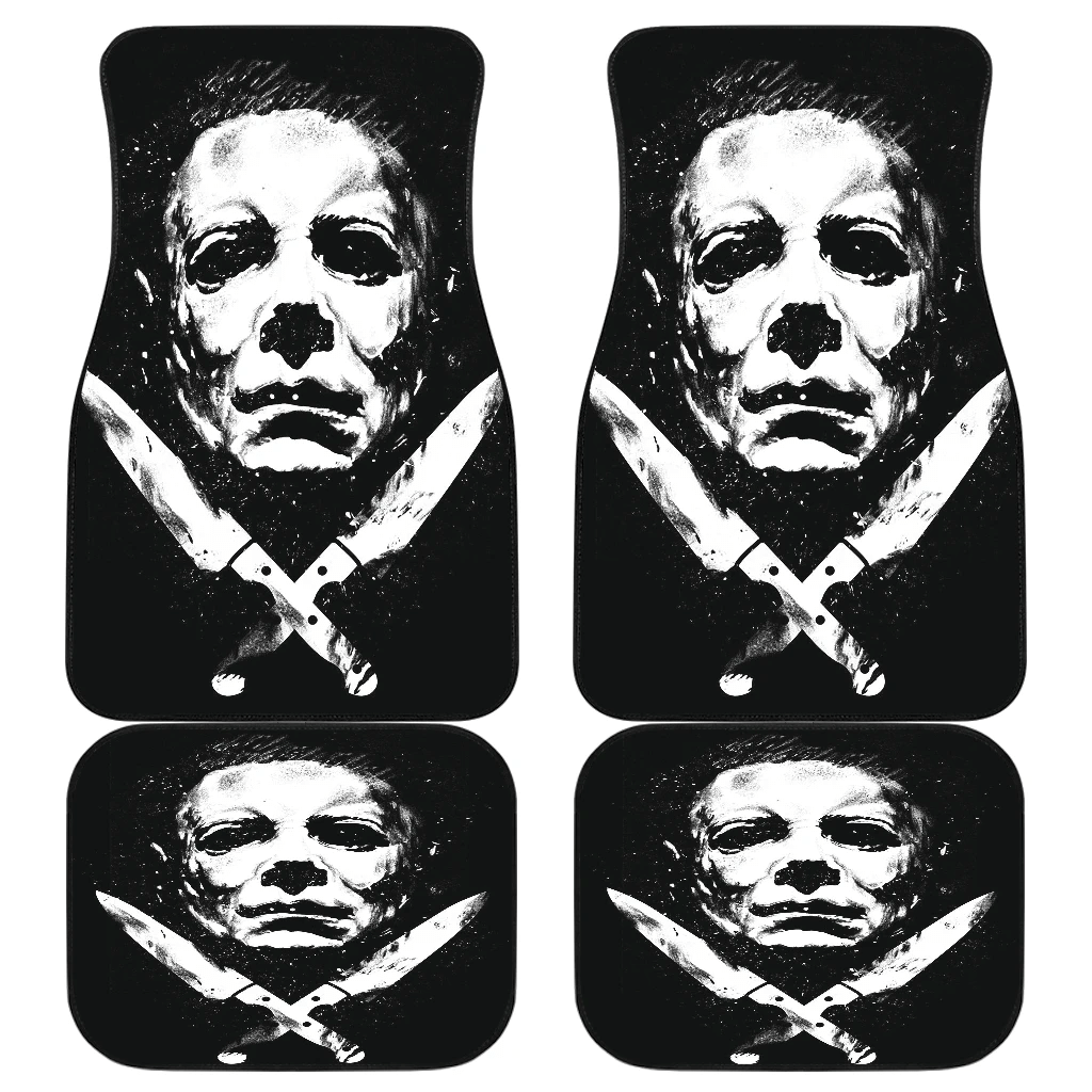 Michael Myers Horror Film Fan Gift Car Floor Mats H082320 Michael Myers Horror Film Fan Gift Car Floor Mats H082320