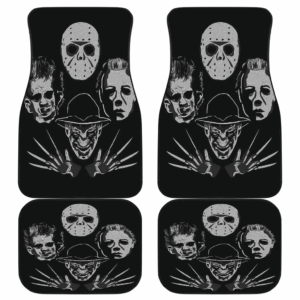 Michael Myers Jason Voorhees Freddy Krueger Leatherface Horror Car Floor Mats H063020