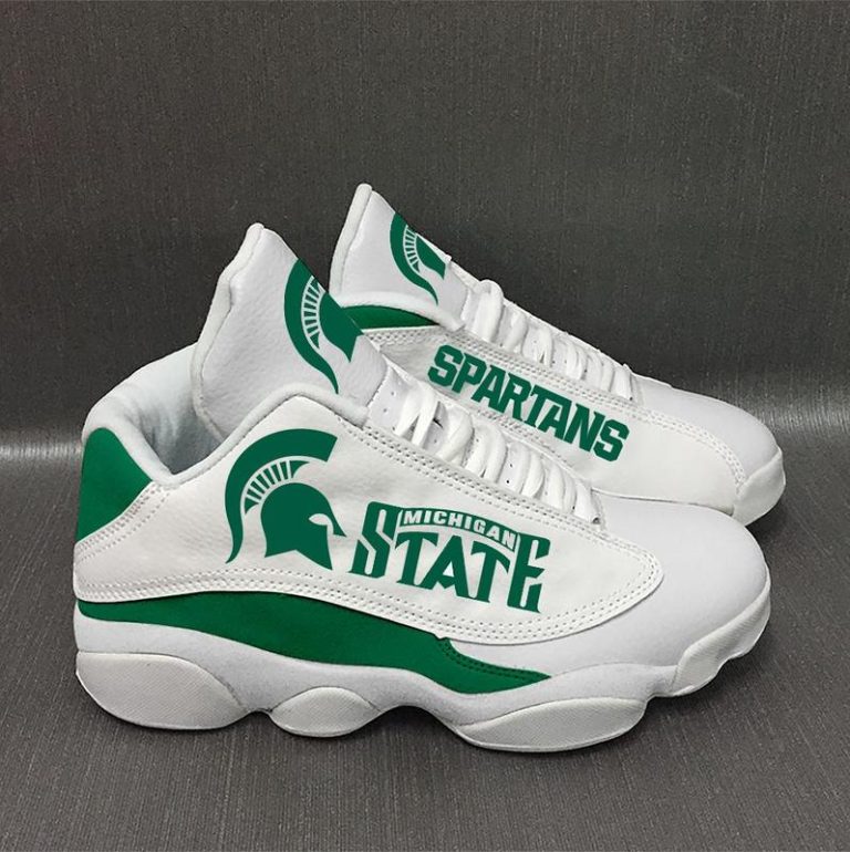Michigan-State-Spartans-Ncaa-Air-Jordan-13-Sneaker-3