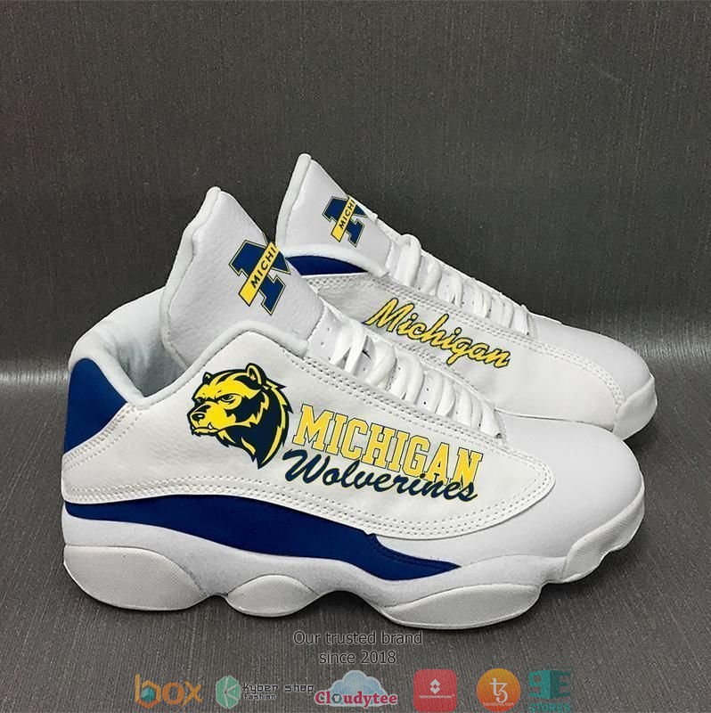 Michigan Wolverines Football Ncaa Air Jordan 13 Sneaker Shoes Michigan Wolverines Football Ncaa Air Jordan 13 Sneaker Shoes