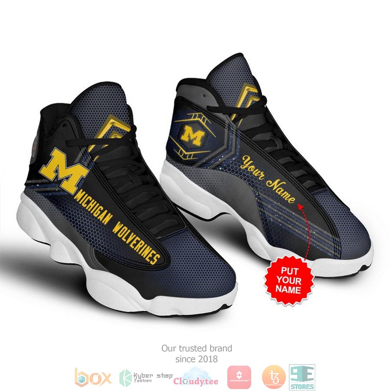 Michigan Wolverines Nfl 3 Football Air Jordan 13 Sneaker Shoes Michigan Wolverines Nfl 3 Football Air Jordan 13 Sneaker Shoes