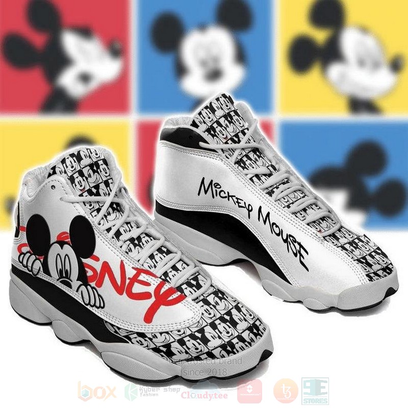 Mickey Mouse Disney Cartoon Air Jordan 13 Shoes Mickey Mouse Disney Cartoon Air Jordan 13 Shoes
