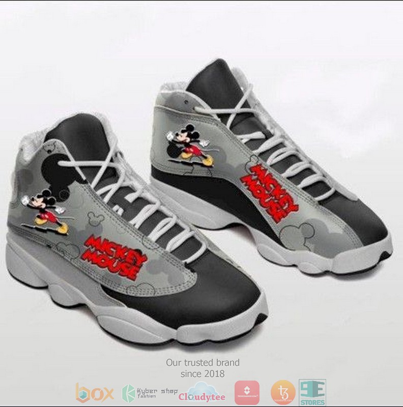 Mickey Mouse Leather Disney Mickey Running Air Jordan 13 Sneaker Shoes Mickey Mouse Leather Disney Mickey Running Air Jordan 13 Sneaker Shoes
