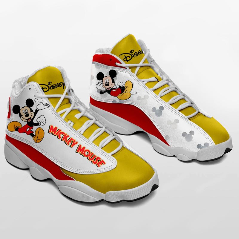 Mickey Mouse Ver 6 Air Jordan 13 Sneaker Mickey Mouse Ver 6 Air Jordan 13 Sneaker