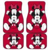 Mickey and Minnie Black Car Floor Mats Disney Cartoon H042220
