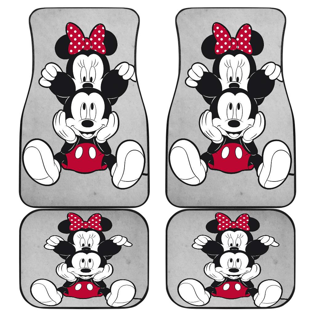 Mickey and Minnie Cute vintage Car Floor Mats Cartoon H042220 Mickey and Minnie Cute vintage Car Floor Mats Cartoon H042220