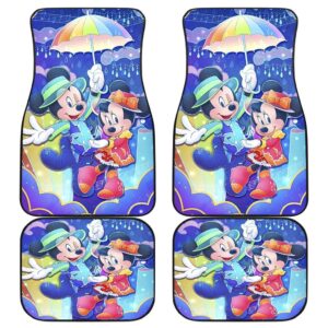 Mickey and Minnie Love Art Car Floor Mats Cartoon H031720